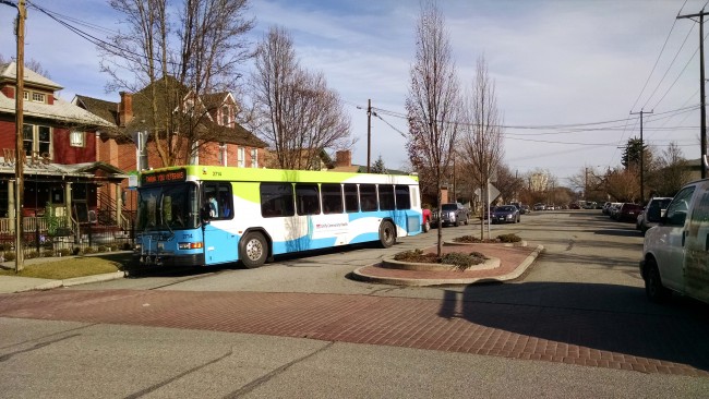 STA Bus in Browne's Addition