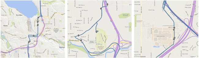 Trading off access for speed and reliability, the BRT would skip several off-highway stops served by ST Express today in Renton, Bothell and Alderwood.