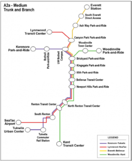 The 2014 Corridor Study considered a "trunk-and-branch" service model.
