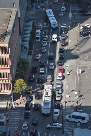 Howell Street "Bus Lanes"(Sounder Bruce)