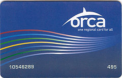 Low-income "ORCA LIFT" card, now honored on all Sound Transit services; or maybe this is a youth ORCA card