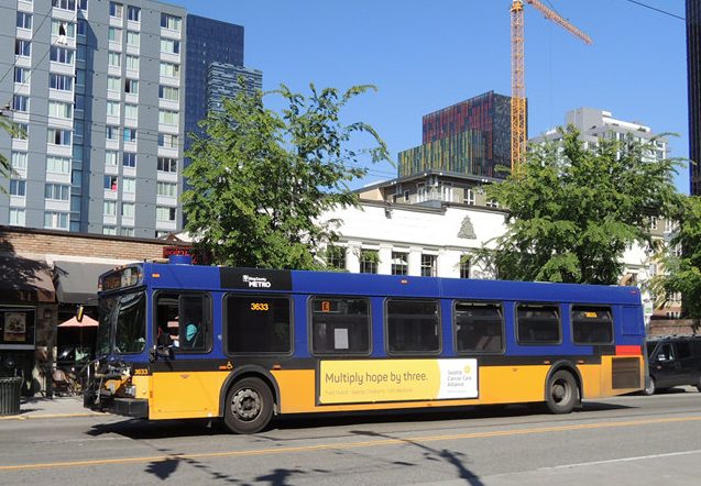 A 3600 coach running RapidRide E.